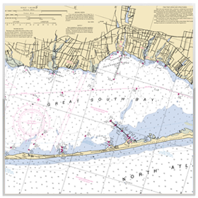 Great South Bay Nautical Chart